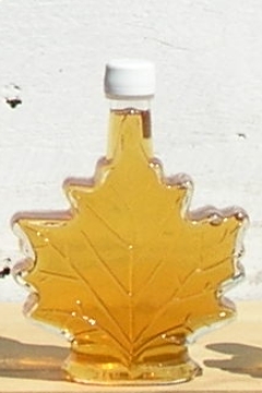 large glass maple leaf